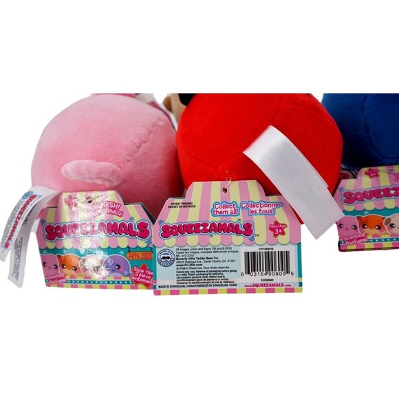 Squeezamals Series 2 (Lot of 5) Scented Unicorn Dog Ladybug Penguin Pig 3.5 in - Picture 7 of 7